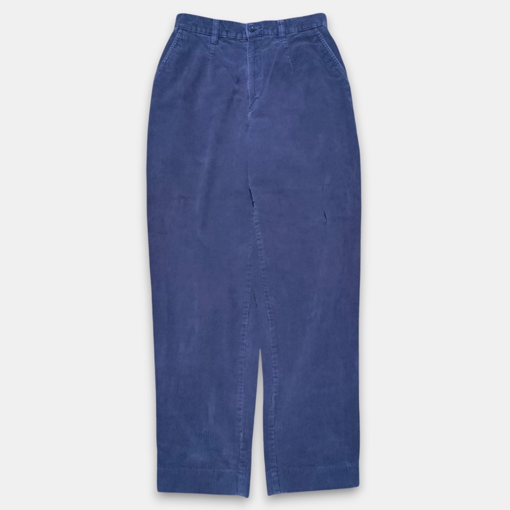Vintage High Waisted Pant Women 7 / 8 W26 Corduroy Trouser Grunge Preppy Cottage